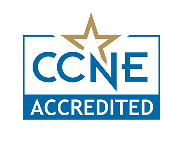 CCNE Accredited logo images