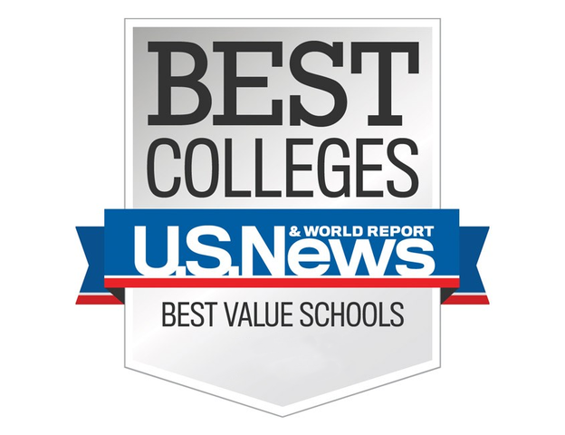 U.S. News & World Report Best Colleges: Best Value Schools Badge