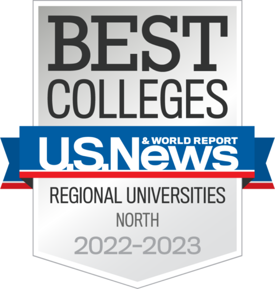 Logo of U.S. News & World Report Best Colleges 2022-2023: Regional University - North