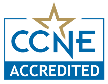 CCNE Accredited logo.