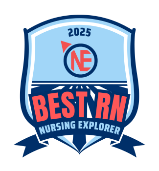 Best RN badge from Nursing Explorer