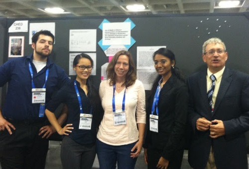 students and professor castaldi