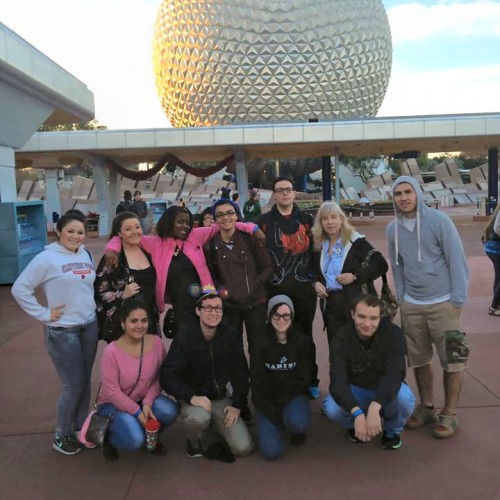students at epcot center
