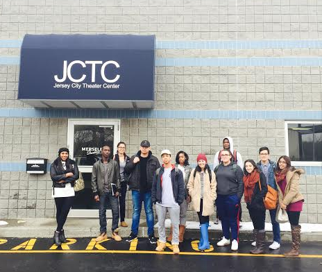 students outside jctc