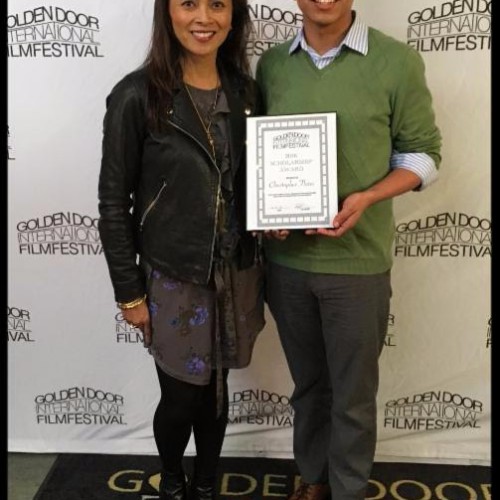 professor demillo and chris flores 15