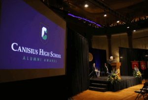 photo of Canisius High School awards stage