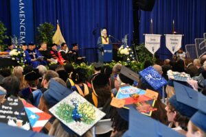 photo of valedictorian speech by Ruqya Elouarraq