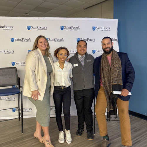 photo of attendees at the TRIP first generation student panel