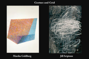 Gesture and Grid art exhibit flyer