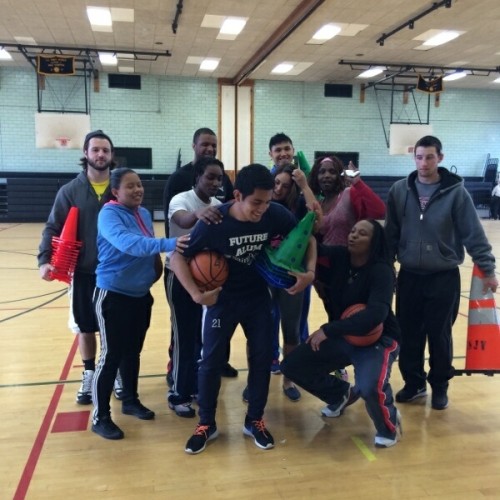 health fair students