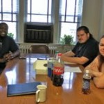 (l-r) John Holoduek, Jr. (Pres); Marcus Johnson (VP); Michele deVries (Sec)