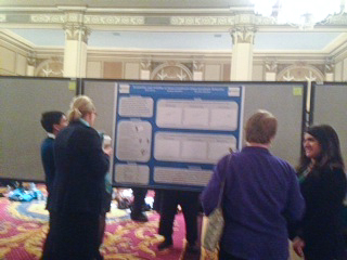 Research Poster with Visitors