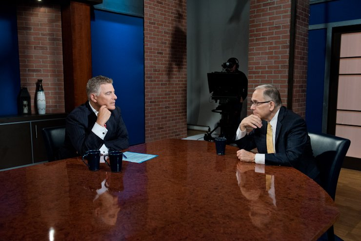 Steve Adubato and Eugene J. Cornacchia